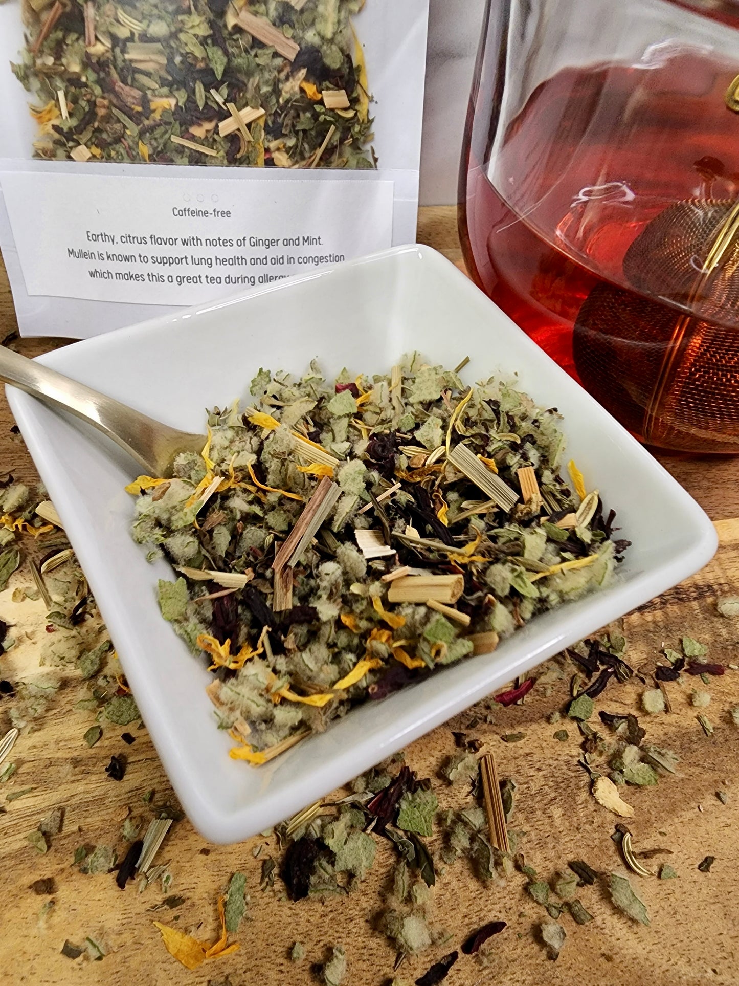 Let's Be Clear | Herbal Tea Close Up